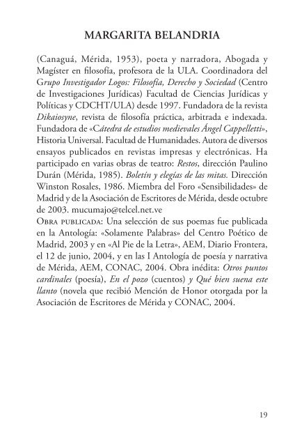 Antologia de Narrativa.indd - Asociación de Escritores de Mérida
