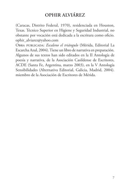 Antologia de Narrativa.indd - Asociación de Escritores de Mérida