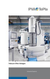 Vakuum-Ofen-Anlagen - PVA TePla AG