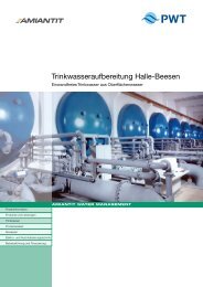 Trinkwasseraufbereitung Halle-Beesen - PWT Wasser- und ...