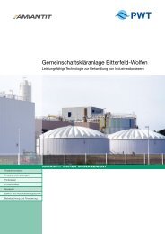 Gemeinschaftskläranlage Bitterfeld-Wolfen - PWT Wasser- und ...