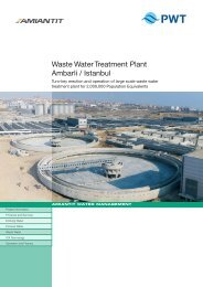 Waste Water Treatment Plant Ambarli / Istanbul - PWT Wasser- und ...