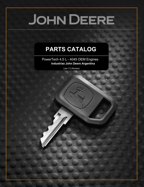 PARTS CATALOG - John Deere