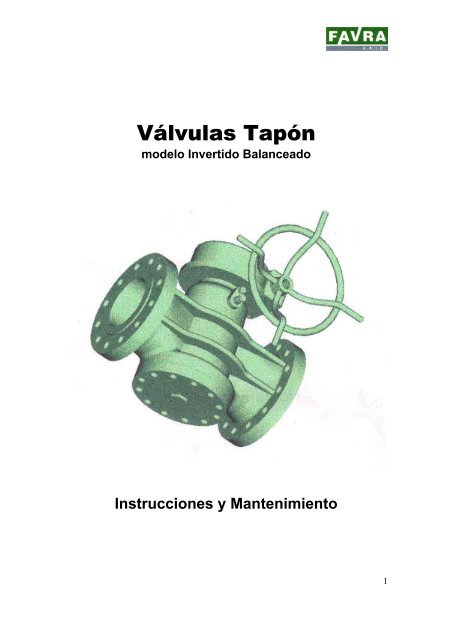 Válvulas Tapón - Favra