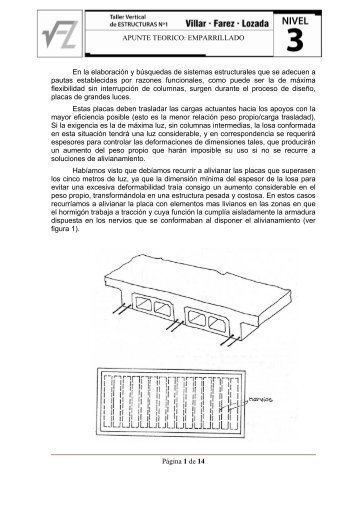 APUNTE TEORICO: EMPARRILLADO Página 1 de 14 En la ...