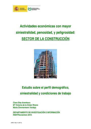 Actividades económicas con mayor siniestralidad, penosidad, y ...