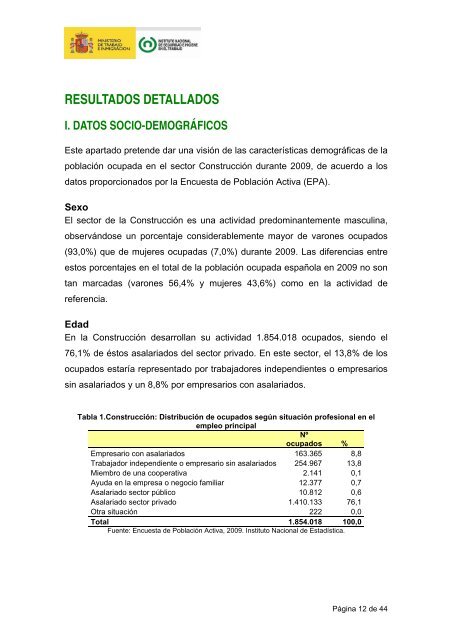 Actividades económicas con mayor siniestralidad, penosidad, y ...