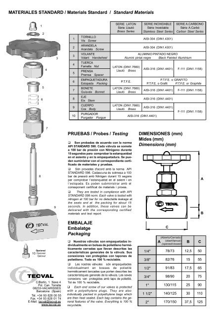 valvulería. - Goizea Suministros Industriales