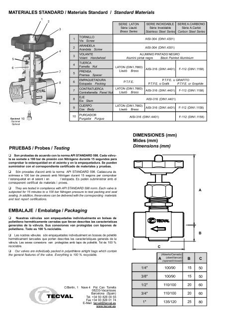 valvulería. - Goizea Suministros Industriales