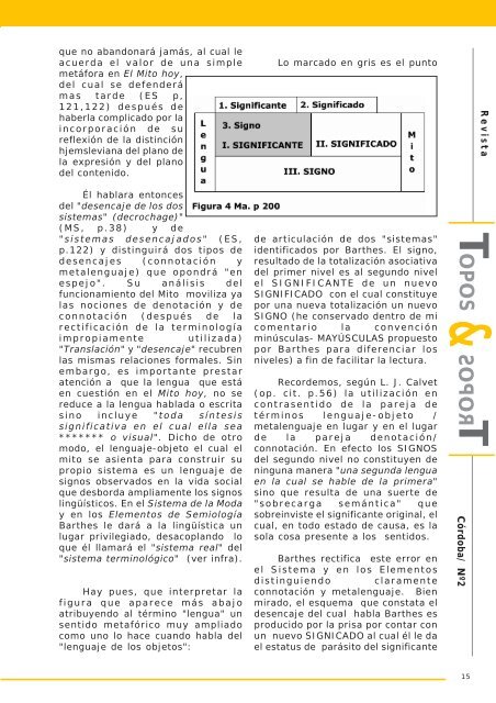 la dimensión perdida de roland barthes - Topos y Tropos