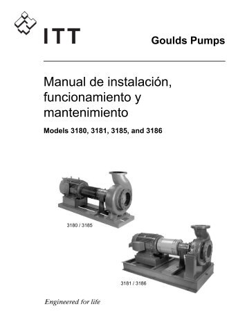 Manual de instalación, funcionamiento y ... - Goulds Pumps
