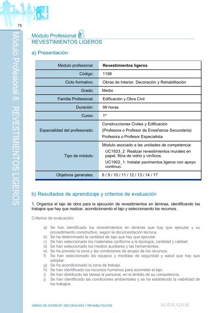 técnico en obras de interior, decoración y rehabilitación. (pdf)