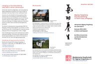 Flyer - Qigong Yangsheng