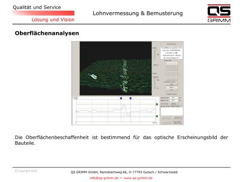 Lohnvermessun - QS Grimm