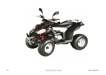 VXL-250ST PARTS MANUAL - Quad Shop Altenstadt