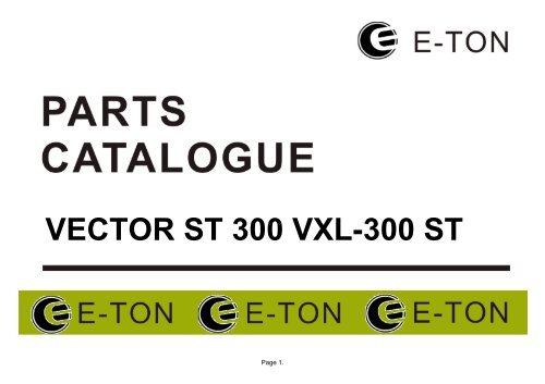 VECTOR ST 300 VXL-300 ST - Quad Shop Altenstadt