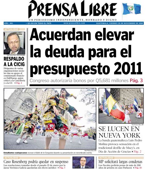 SE LUCEN EN NUEVA YORK - Prensa Libre