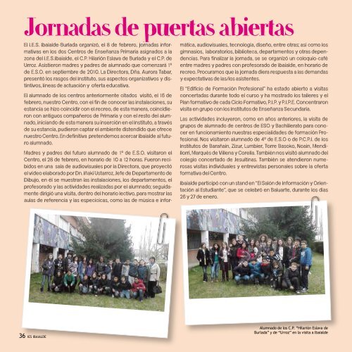 Anuario Curso 2010-2011 - Doña Blanca de Navarra