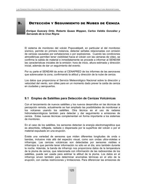 Las cenizas volcánicas del Popocatépetl y sus efectos ... - Cenapred