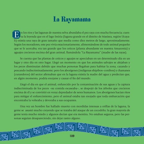 Mitos y leyendas del Agua en el Peru: Recopilados por ... - WSP