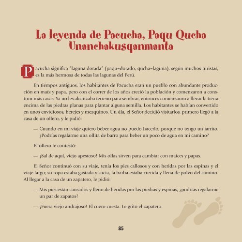 Mitos y leyendas del Agua en el Peru: Recopilados por ... - WSP