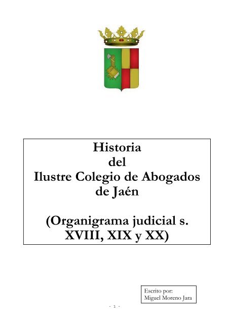 Historia del Colegio de Abogados - Ilustre Colegio de Abogados de ...