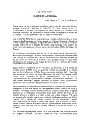 La crónica menor EL NIÑO DE LA CUCHILLA Mons. Baltazar ...