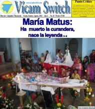 María Matus: - Vicam Switch