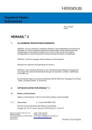 Herasil 3 - Aachener Quarz-Glas Technologie Heinrich