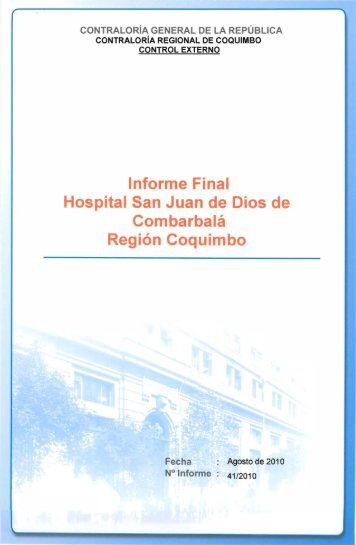 informe final 41-10 hospital san juan de dios de combarbalá ...