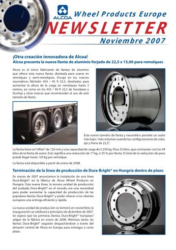 Spanish Newsletter November 2007.indd - Alcoa