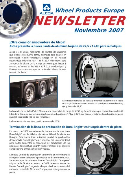 Spanish Newsletter November 2007.indd - Alcoa