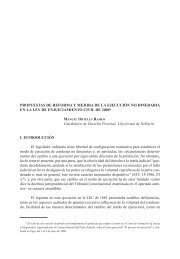 Propuestas de reforma y mejora de la ejecución no dineraria en la ...