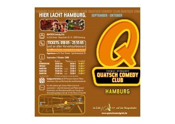 hier lacht hamburg. ustige chtsfeier! - Quatsch Comedy Club