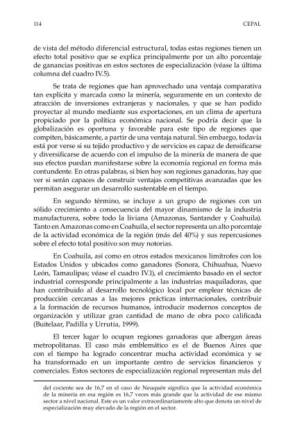 Economía y territorio en América Latina y el Caribe - Cepal