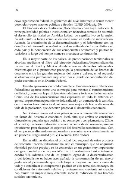 Economía y territorio en América Latina y el Caribe - Cepal