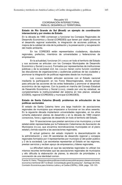 Economía y territorio en América Latina y el Caribe - Cepal