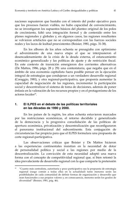 Economía y territorio en América Latina y el Caribe - Cepal