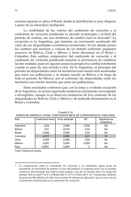 Economía y territorio en América Latina y el Caribe - Cepal