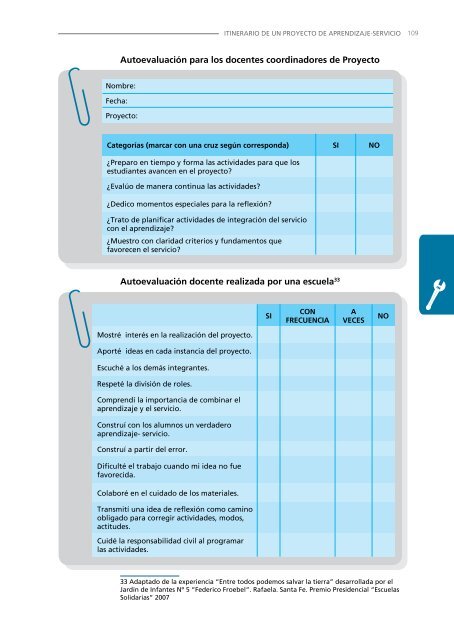 Itinerario y herramientas para desarrollar un proyecto de