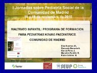 5.- Maltrato Infantil - Sociedad Española de Pediatría Social