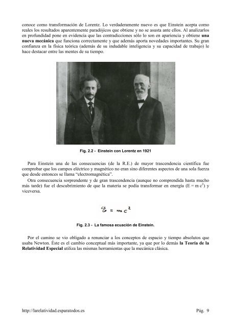 teoría de la Relatividad Especial - Curso de Relatividad Especial al ...