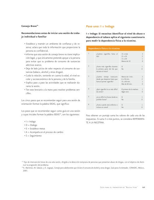 Prevención de las adicciones y promoción de conductas - Comisión ...