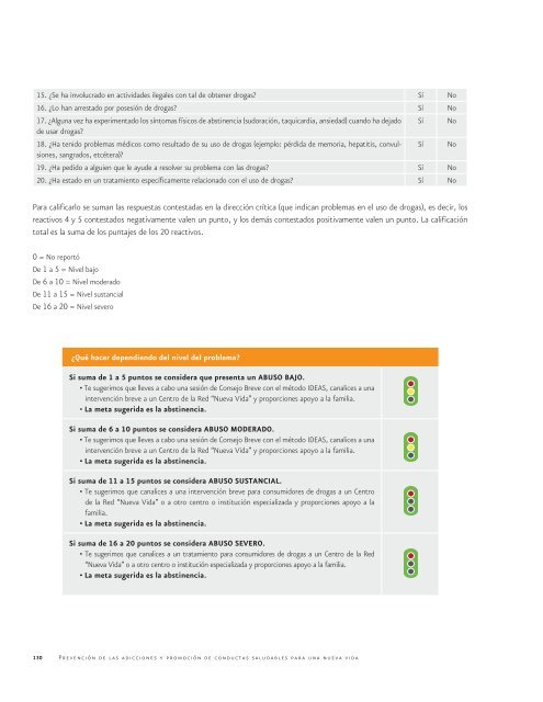 Prevención de las adicciones y promoción de conductas - Comisión ...