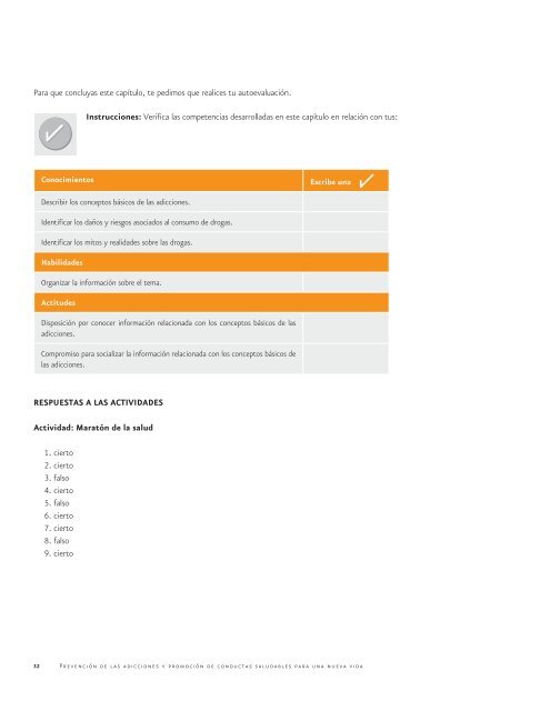 Prevención de las adicciones y promoción de conductas - Comisión ...