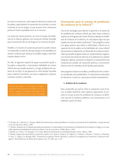 Prevención de las adicciones y promoción de conductas - Comisión ...