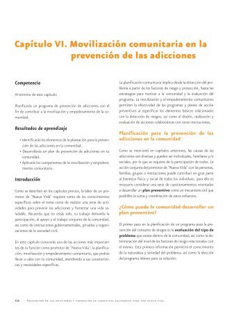Capítulo VI. Movilización comunitaria en la prevención de las ...