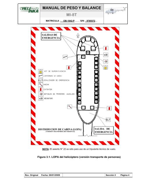 MANUAL DE PESO Y BALANCE MI-8T OB-1842-P - Helinka