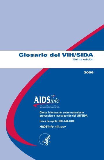 Glosario del VIH/SIDA - AIDSinfo - National Institutes of Health