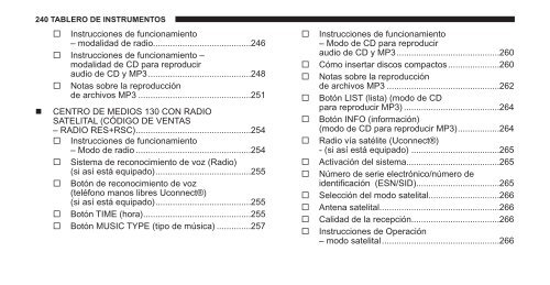 Town & Country 2012 Manual Del Propietario - Chrysler